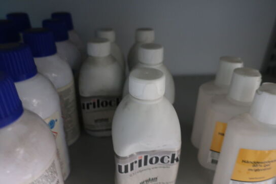 Hylde med div. Plejemidler