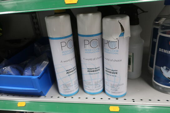 Hylde med div. Plejemidler