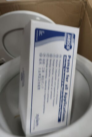 Toilet samt toiletbræt