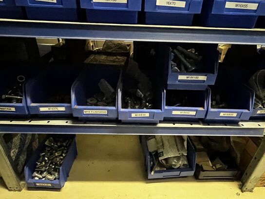 Indhold på 1 fag lagerreol