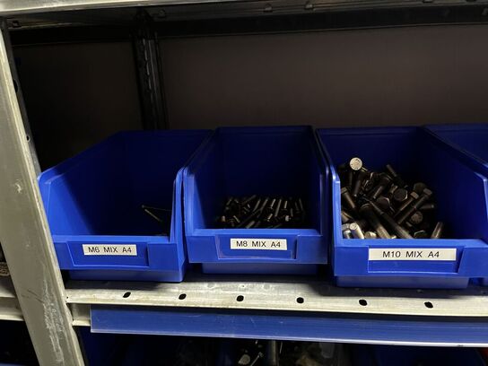 Indhold på 1 fag lagerreol