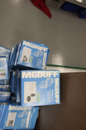 Div. Kasser med varelager MGDUFF