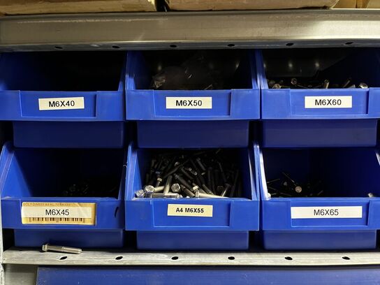 Indhold på 1 fag lagerreol