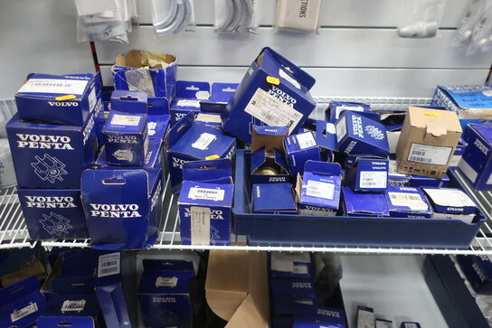 Hylde med div. Varelager VOLVO PENTA m.fl.