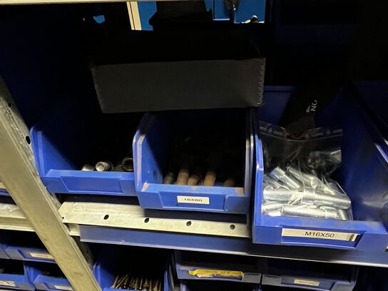 Indhold på 1 fag lagerreol