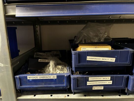 Indhold på 1 fag lagerreol