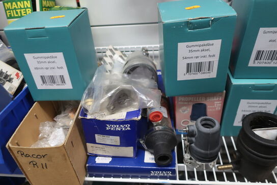 Hylde med div. Varelager VOLVO PENTA m.fl.