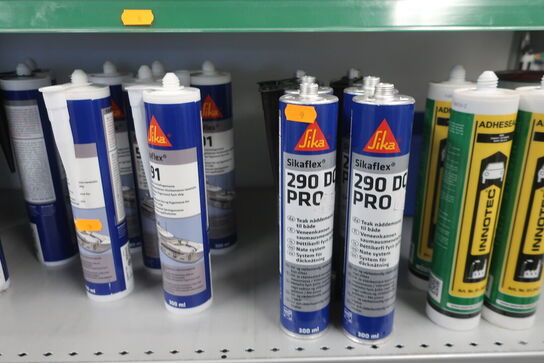 Hylde med div. Fugemasse SIKA