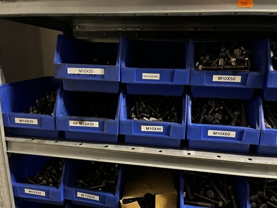 Indhold på 1 fag lagerreol