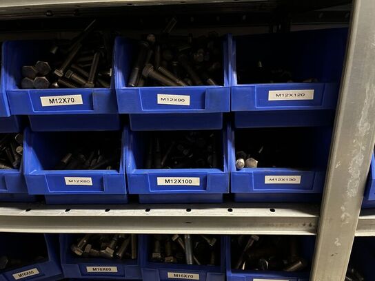 Indhold på 1 fag lagerreol