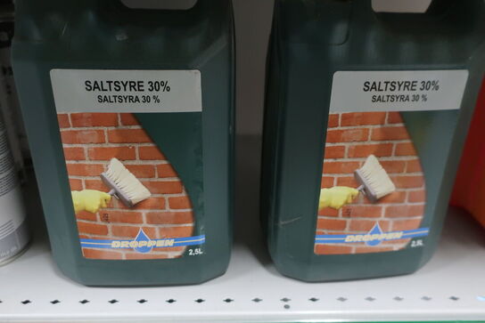 Hylde med div. Plejemidler