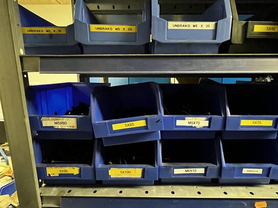 Indhold på 1 fag lagerreol