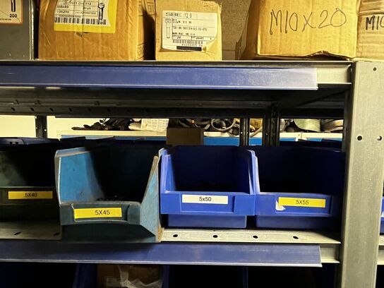 Indhold på 1 fag lagerreol