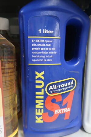 Hylde med div. Plejemidler