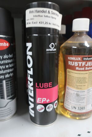 Hylde med div. Plejemidler