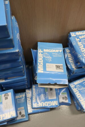 Div. Kasser med varelager MGDUFF