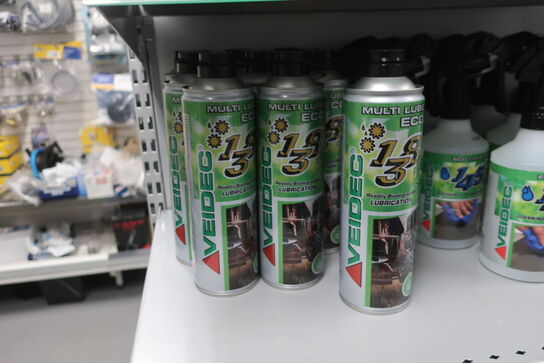 Hylde med div. Plejemidler