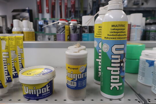 Hylde med div. Plejemidler