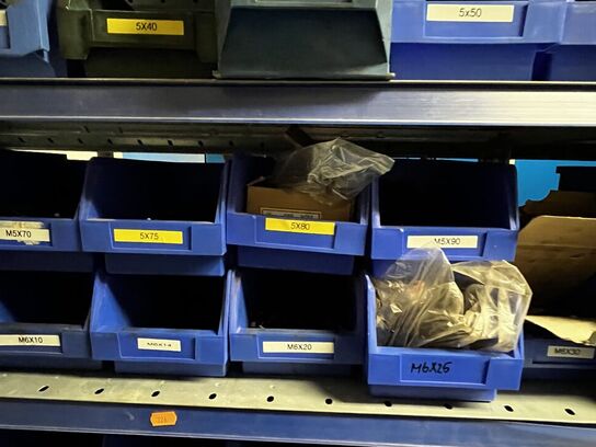 Indhold på 1 fag lagerreol