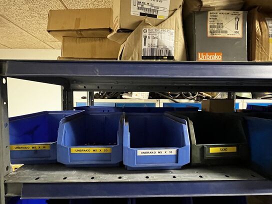 Indhold på 1 fag lagerreol