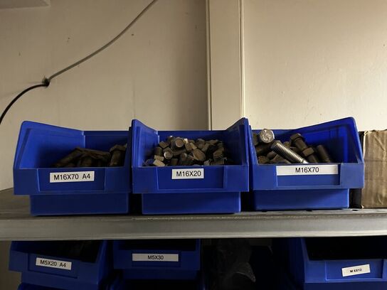 Indhold på 1 fag lagerreol