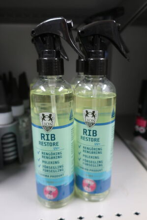 Hylde med div. Plejemidler