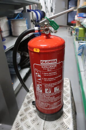 3 stk. ildslukkere GLORIA