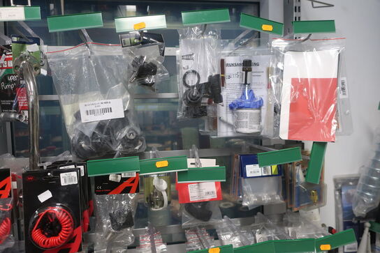 Div. Vinduesviskere, varelager m.m.