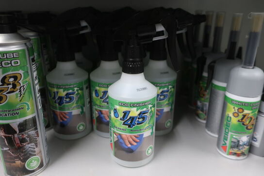 Hylde med div. Plejemidler