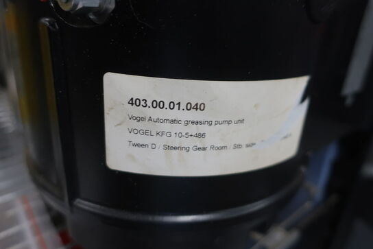 Fedtpumpe VOGEL KFG 10-5+486