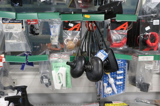 Div. Vinduesviskere, varelager m.m.