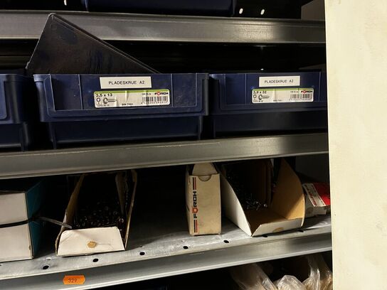 Indhold på 1 fag lagerreol