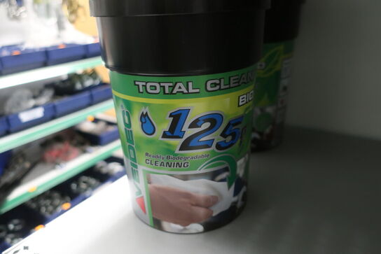 Hylde med div. Plejemidler TOTAL CLEAN