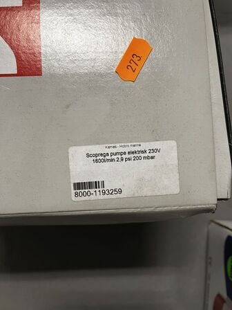 Pumpe SCOPREGA GE900