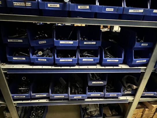 Indhold på 1 fag lagerreol