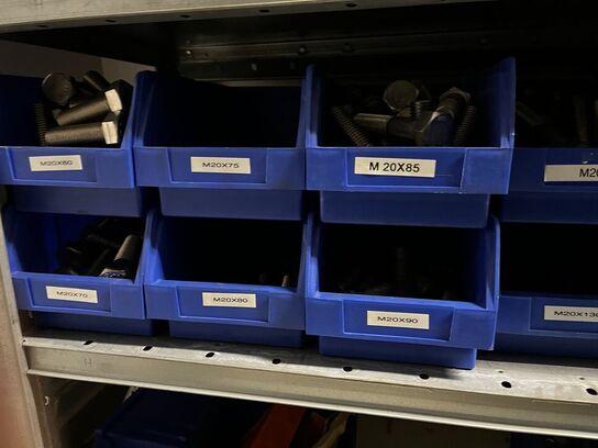 Indhold på 1 fag lagerreol