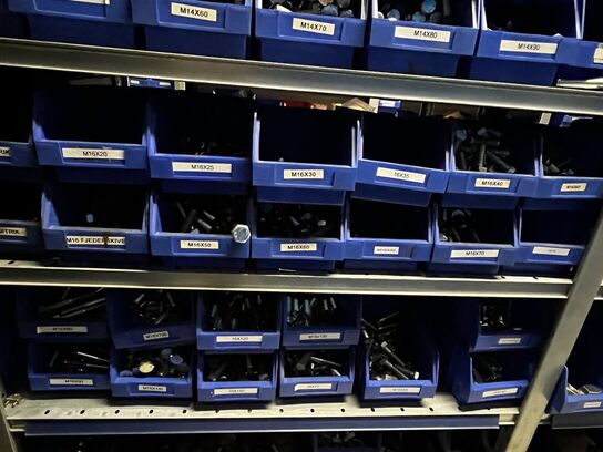 Indhold på 1 fag lagerreol