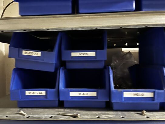 Indhold på 1 fag lagerreol