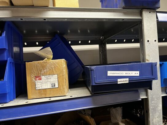 Indhold på 1 fag lagerreol