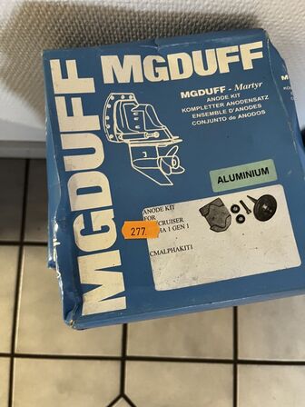 7 pakker varelager MGDUFF