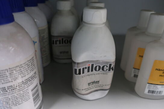 Hylde med div. Plejemidler