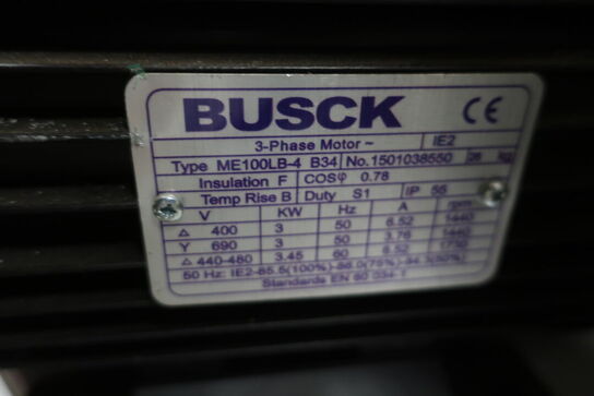 Motor BUSCK ME100LB-4