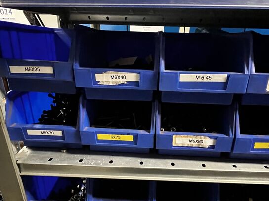 Indhold på 1 fag lagerreol