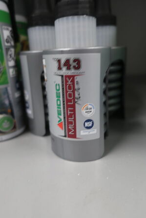 Hylde med div. Plejemidler