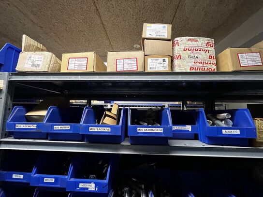 Indhold på 1 fag lagerreol