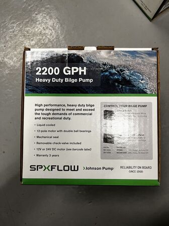 Pumpe JOHNSON PUMP 2200 GPH