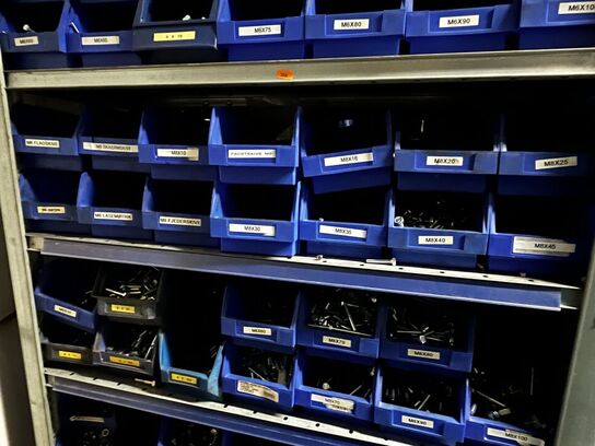 Indhold på 1 fag lagerreol