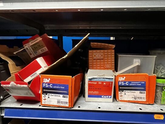 Indhold på 1 fag lagerreol