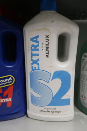 Hylde med div. Plejemidler