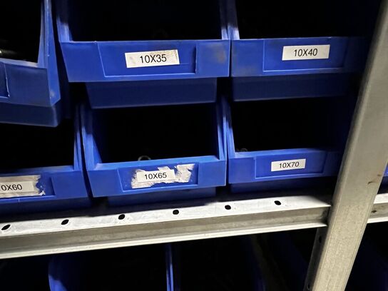 Indhold på 1 fag lagerreol